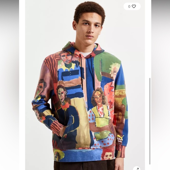 Puma X KidSuper Studios Allover Print Hoodie Sweatshirt
